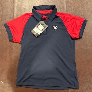 Ariat youth medium heat series riding polo NWT